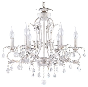 Люстра Freya Dezi FR3040-PL-06-WG цвет белый с золотой патиной