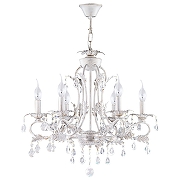 Люстра Freya Dezi FR3040-PL-06-WG цвет белый с золотой патиной-1