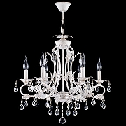 Люстра Freya Dezi FR3040-PL-06-WG цвет белый с золотой патиной-2