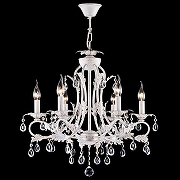 Люстра Freya Dezi FR3040-PL-06-WG цвет плафона/подвески Прозрачный, цвет арматуры Белый, Золото-3