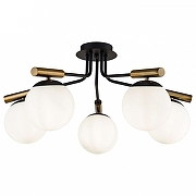 Люстра Freya Paolina FR5011CL-05B цвет плафона/подвески Белый, цвет арматуры Черный