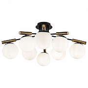 Люстра Freya Paolina FR5011CL-08B цвет плафона/подвески Белый, цвет арматуры Черный