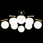 Люстра Freya Paolina FR5011CL-08B цвет плафона/подвески Белый, цвет арматуры Черный-1