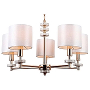 Люстра Freya Tiana FR5015PL-05G цвет золото, белый мраморный