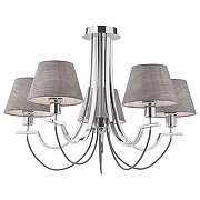 Люстра на штанге Freya Felisa FR5019CL-05CH цвет плафона/подвески Бежевый, цвет арматуры Хром-4