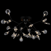 Люстра Freya Florencia FR5049CL-27B цвет плафона/подвески Прозрачный, цвет арматуры Черный-1