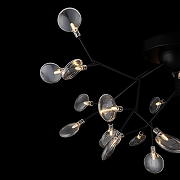 Люстра Freya Florencia FR5049CL-27B цвет плафона/подвески Прозрачный, цвет арматуры Черный-2