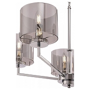 Люстра Freya Karen FR5096PL-05CH цвет плафона/подвески Светло-серый, цвет арматуры Хром-3