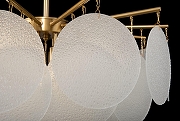Люстра на штанге Freya Porto FR5104PL-06BS цвет плафона/подвески Белый, цвет арматуры Латунь-3