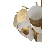 Люстра на штанге Freya Porto FR5104PL-06BS2 цвет плафона/подвески Белый, Латунь, цвет арматуры Латунь-1