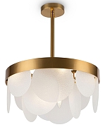 Люстра на штанге Freya Porto FR5104PL-06BS3 цвет латунь