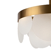 Люстра на штанге Freya Porto FR5104PL-06BS3 цвет плафона/подвески Белый, цвет арматуры Латунь-1