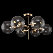 Люстра на штанге Freya Maddison FR5115PL-06BZ1 цвет бронза золотая-1
