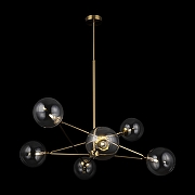 Люстра на штанге Freya Bumble FR5144PL-06TR цвет латунь-1