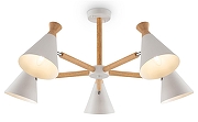 Люстра на штанге Freya Rise FR5169PL-05W цвет белый