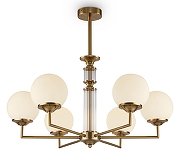 Люстра на штанге Freya Bolas FR5185PL-06BS цвет латунь