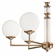 Люстра на штанге Freya Bolas FR5185PL-06BS цвет плафона/подвески Белый, цвет арматуры Латунь-1