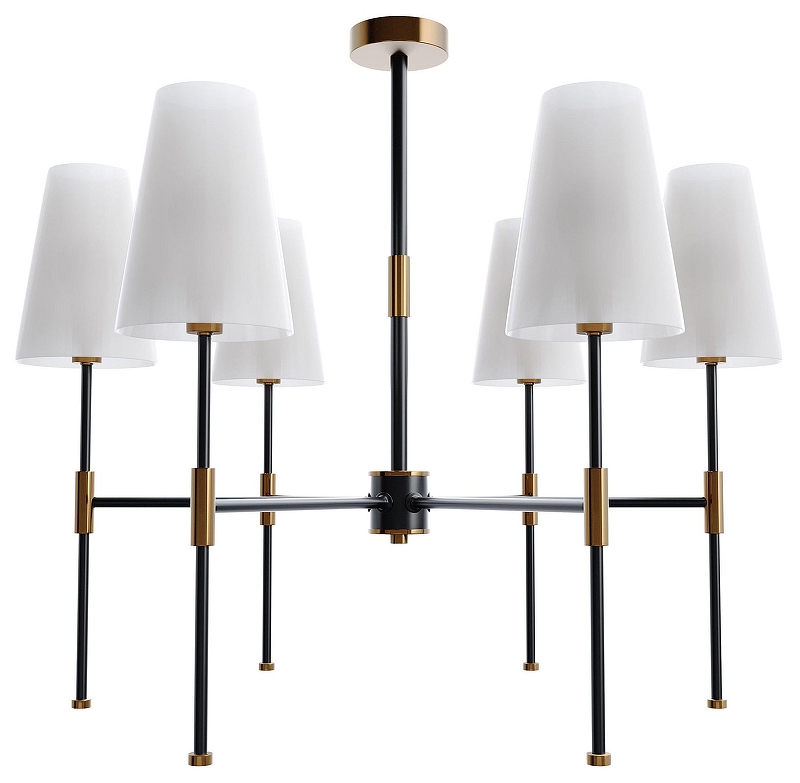 Люстра на штанге Freya Tida FR5196PL-06BBS 