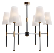 Люстра на штанге Freya Tida FR5196PL-06BBS цвет латунь, черный-2