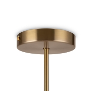 Люстра на штанге Freya Zing FR5199PL-05BS1 цвет плафона/подвески Белый, цвет арматуры Латунь-6