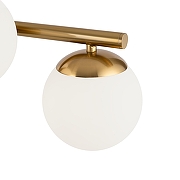 Люстра на штанге Freya Zing FR5199PL-08BS цвет плафона/подвески Белый, цвет арматуры Латунь-6