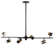 Люстра на штанге Freya Enzo FR5201PL-06B цвет черный