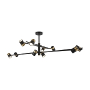 Люстра на штанге Freya Enzo FR5201PL-10B цвет черный-3