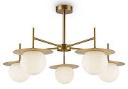 Люстра на штанге Freya Camelia FR5202PL-05BS цвет латунь
