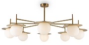 Люстра на штанге Freya Camelia FR5202PL-08BS цвет латунь