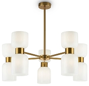 Люстра на штанге Freya Savia FR5203PL-10BS цвет латунь