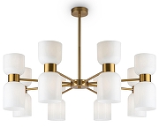 Люстра на штанге Freya Savia FR5203PL-16BS цвет латунь