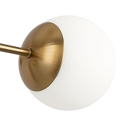 Люстра на штанге Freya Sonder FR5204PL-06BS цвет плафона/подвески Белый, цвет арматуры Латунь-6