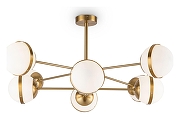 Люстра на штанге Freya Sonder FR5204PL-08BS цвет латунь-2
