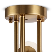 Люстра на штанге Freya Damask FR5205PL-06BS цвет плафона/подвески Белый, цвет арматуры Латунь-3