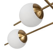 Люстра Freya Damask FR5205PL-08BS цвет плафона/подвески Белый, цвет арматуры Латунь-5