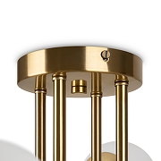 Люстра Freya Damask FR5205PL-08BS цвет плафона/подвески Белый, цвет арматуры Латунь-6