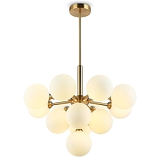 Люстра на штанге Freya Inversion FR5233PL-13BS цвет латунь-1