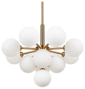 Люстра на штанге Freya Inversion FR5233PL-13BS цвет латунь-2