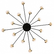 Люстра Freya Celebrity FR5242CL-16B цвет плафона/подвески Белый, Золото, цвет арматуры Черный-1