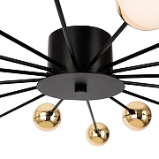Люстра Freya Celebrity FR5242CL-16B цвет плафона/подвески Белый, Золото, цвет арматуры Черный-6