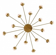 Люстра Freya Celebrity FR5242CL-16BS цвет плафона/подвески Белый, Латунь, цвет арматуры Латунь-1