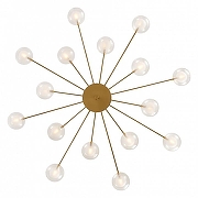 Люстра Freya Celebrity FR5242CL-16BS1 цвет плафона/подвески Белый, Прозрачный, цвет арматуры Латунь-2