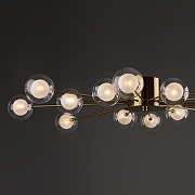 Люстра Freya Celebrity FR5242CL-16BS1 цвет плафона/подвески Белый, Прозрачный, цвет арматуры Латунь-5