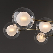 Люстра Freya Celebrity FR5242CL-16BS1 цвет плафона/подвески Белый, Прозрачный, цвет арматуры Латунь-6