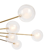 Люстра Freya Celebrity FR5242CL-16BS1 цвет плафона/подвески Белый, Прозрачный, цвет арматуры Латунь-7