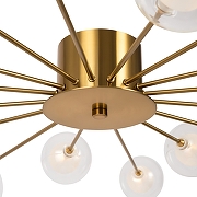 Люстра Freya Celebrity FR5242CL-16BS1 цвет плафона/подвески Белый, Прозрачный, цвет арматуры Латунь-8