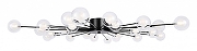 Люстра Freya Celebrity FR5242CL-24B1 цвет плафона/подвески Белый, Прозрачный, цвет арматуры Черный