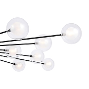 Люстра Freya Celebrity FR5242CL-24B1 цвет плафона/подвески Белый, Прозрачный, цвет арматуры Черный-5