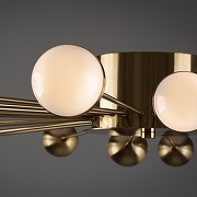 Люстра Freya Celebrity FR5242CL-24BS цвет плафона/подвески Белый, Латунь, цвет арматуры Латунь-6