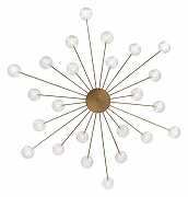 Люстра Freya Celebrity FR5242CL-24BS1 цвет плафона/подвески Белый, Прозрачный, цвет арматуры Латунь-2